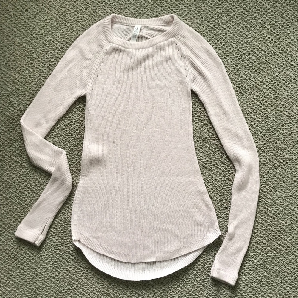 Lululemon Light Pink Sweater